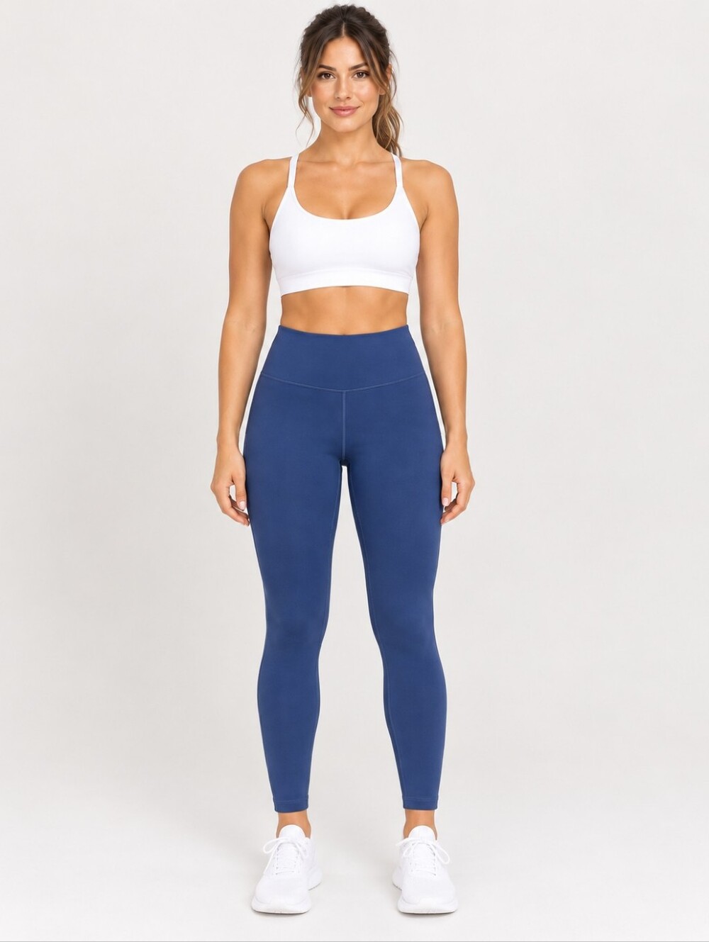 YPB Abercrombie sculptLUX Blue High Rise Leggings XS Sculpting Activewear
